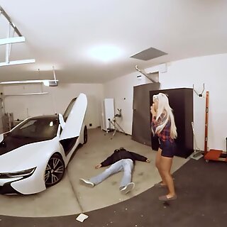 VR Porn-Hete Milf Fuck the Auto Theif